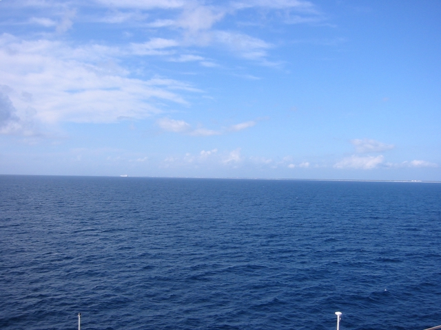 Mexico in the distance